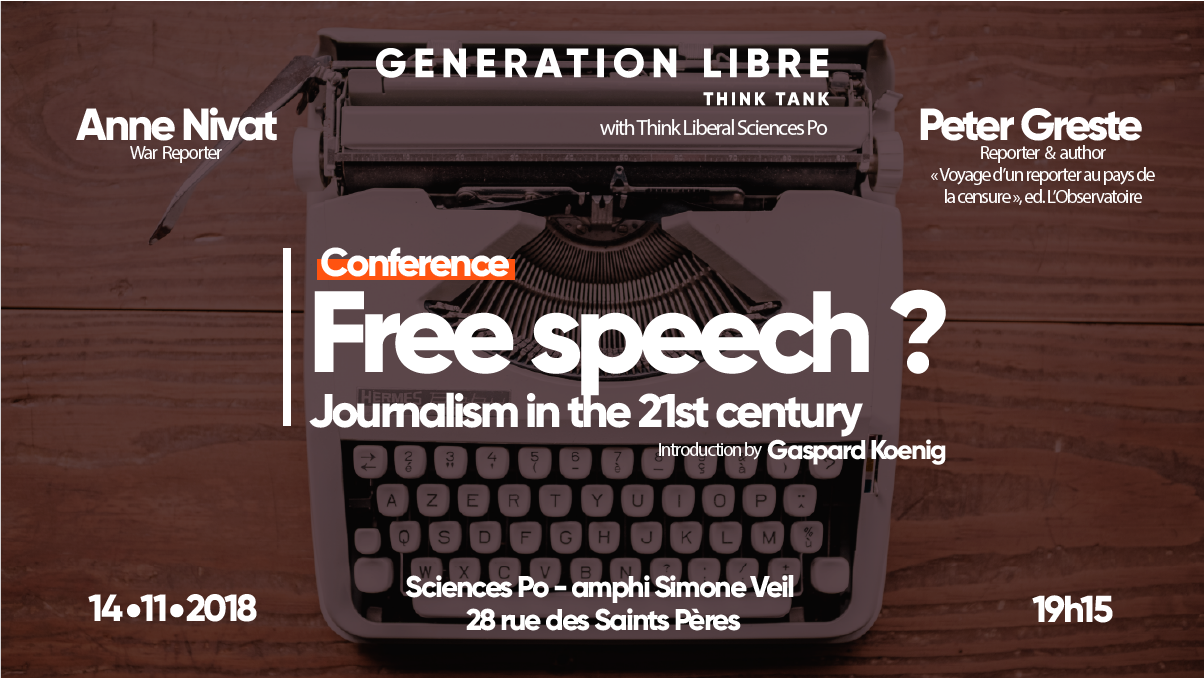 Conference – Free Speech ? Journalism in the 21st century