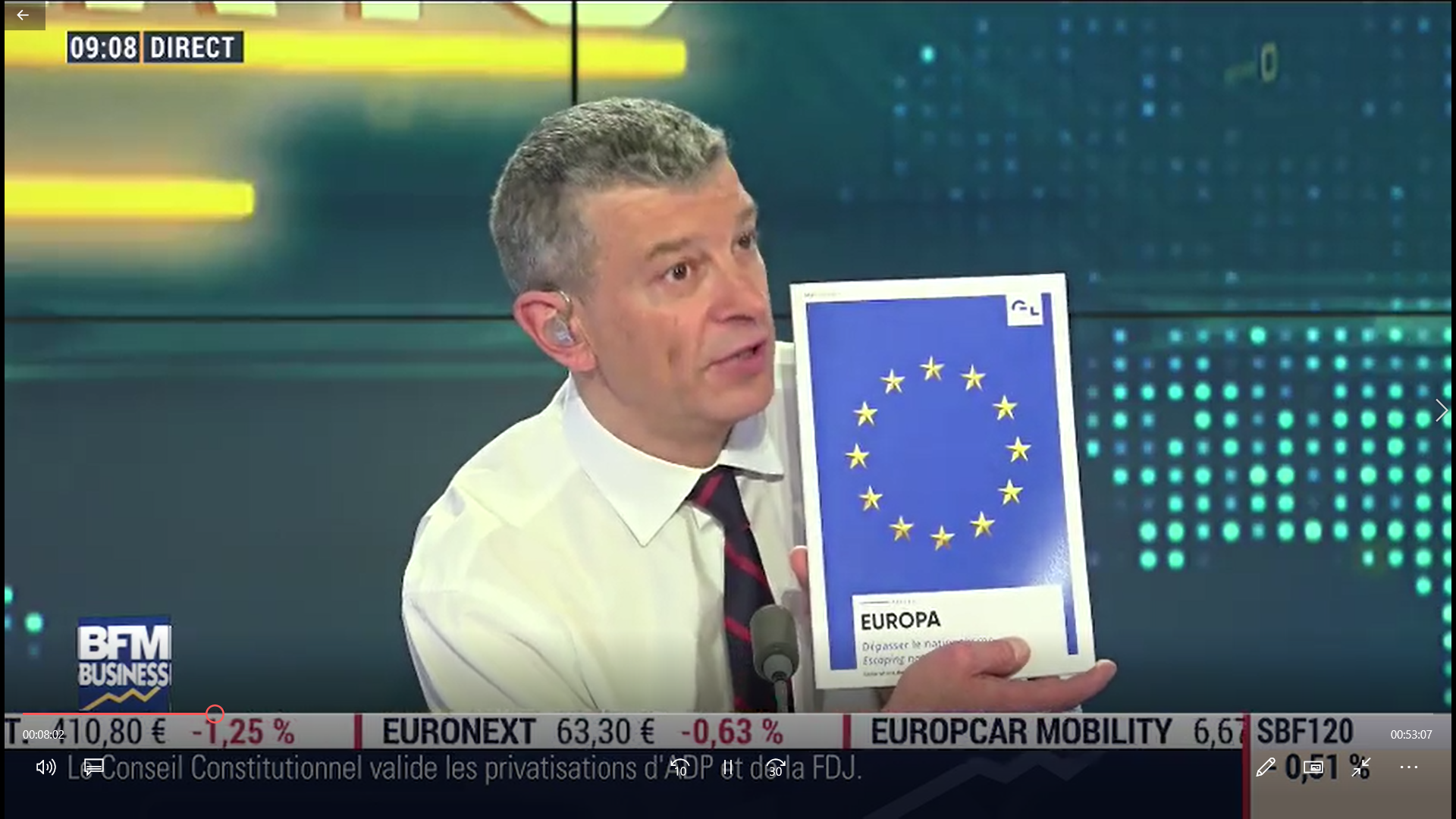 Le regard européen de Maxime sur BFM Business