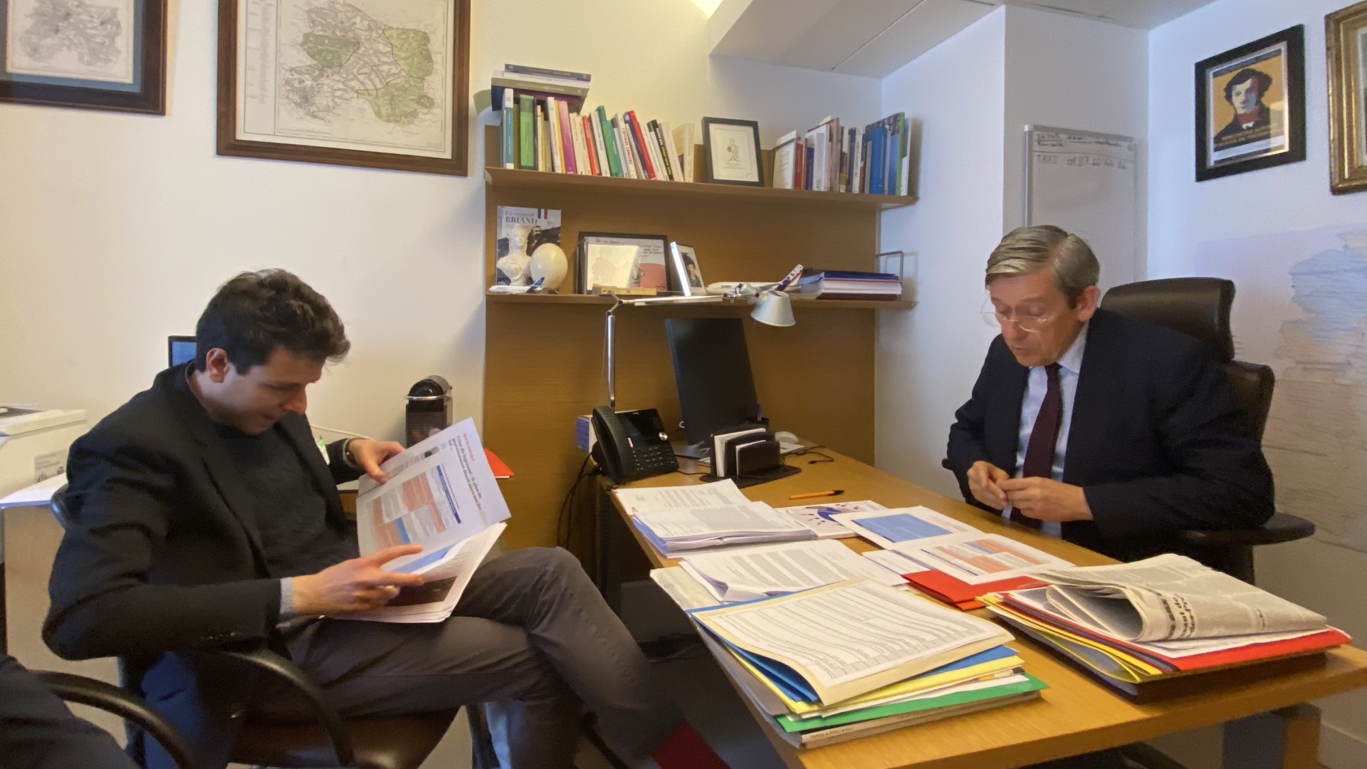 Parlement : GL rencontre Charles de Courson